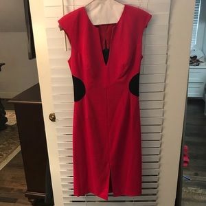 Black Halo dress with cutouts